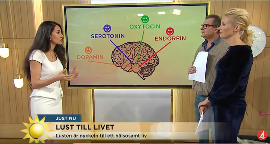 Genom TV4:s Nyhetsmorgon förklarar Mouna vetenskap så att vi förstår. Hon är hoppfull kring stora innovationer, såsom att kunna utrota svält och många sjukdomar. mouna