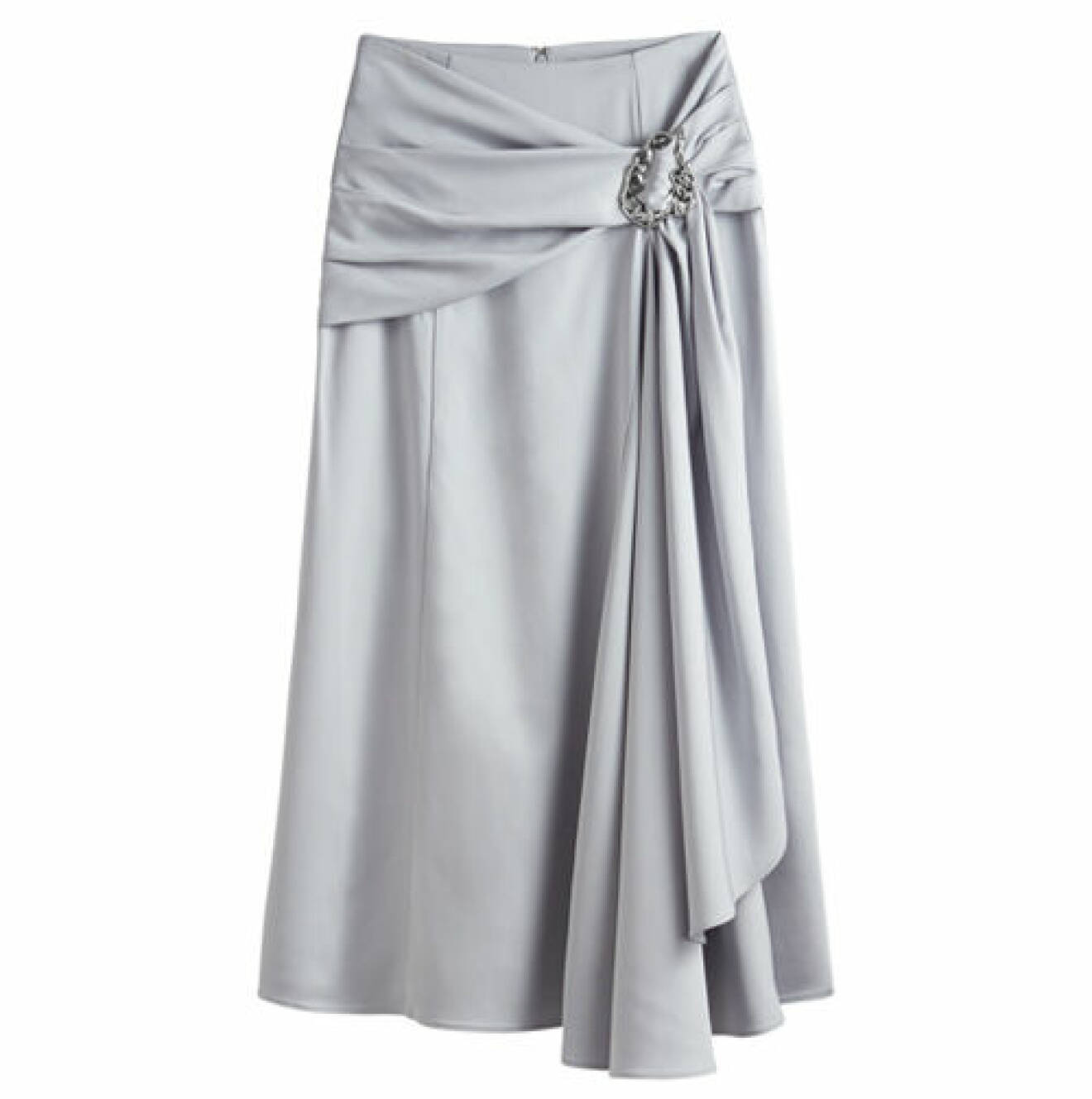 Ljusblå draperad kjol från &amp; Other Stories Savoir Collection 2024