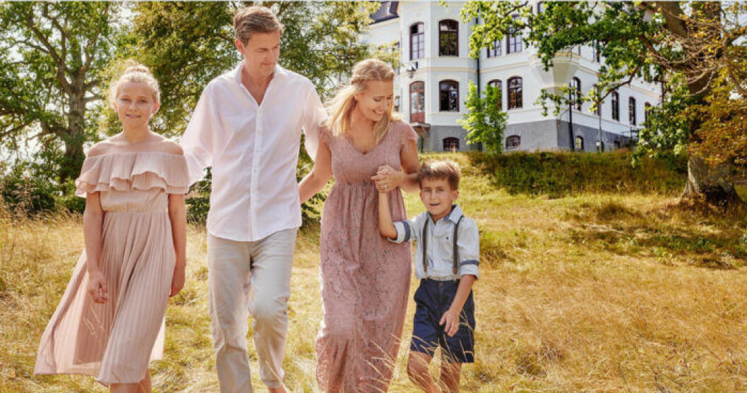Förhoppningsvis blir det prinsessliv varje dag för familjen Lätt när renoveringarna är klara. Familjen Lätt