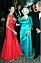 Drottning Silvia i röd klänning 1999