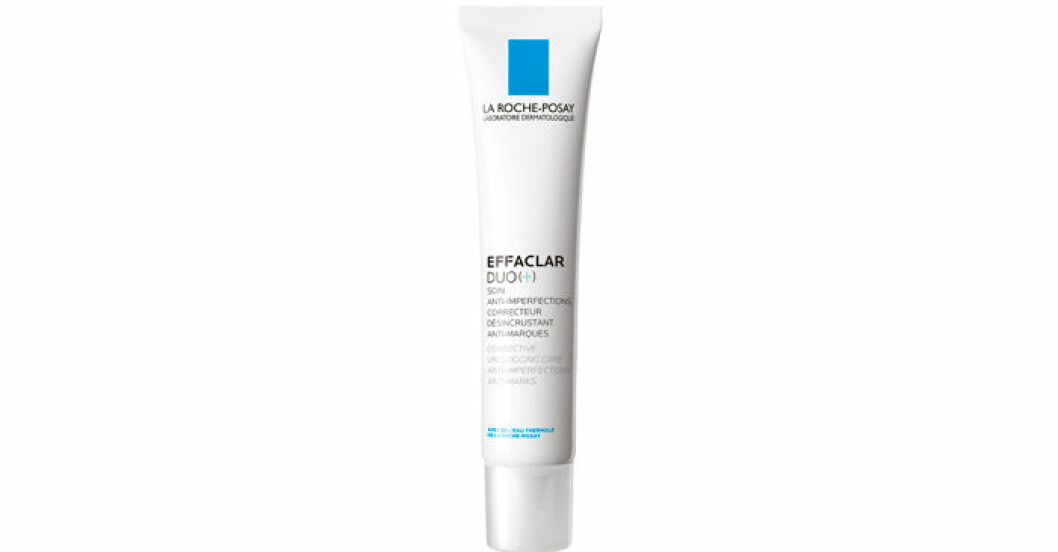 Effaclar Duo(+), 189 kronor. Finns att köpa på ett apotek nära dig.