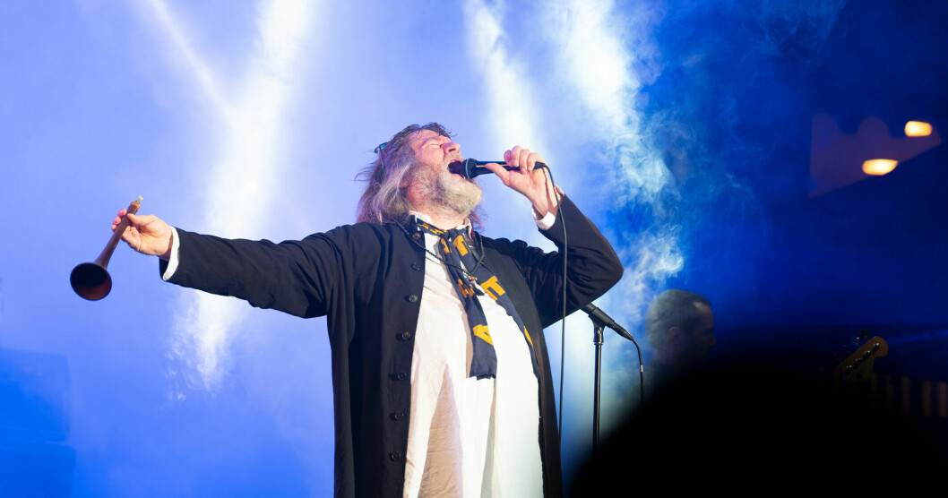 Foto: Fredrik Wennerlund Ebbot Lundberg under Union Carbide Productions återförening 2018