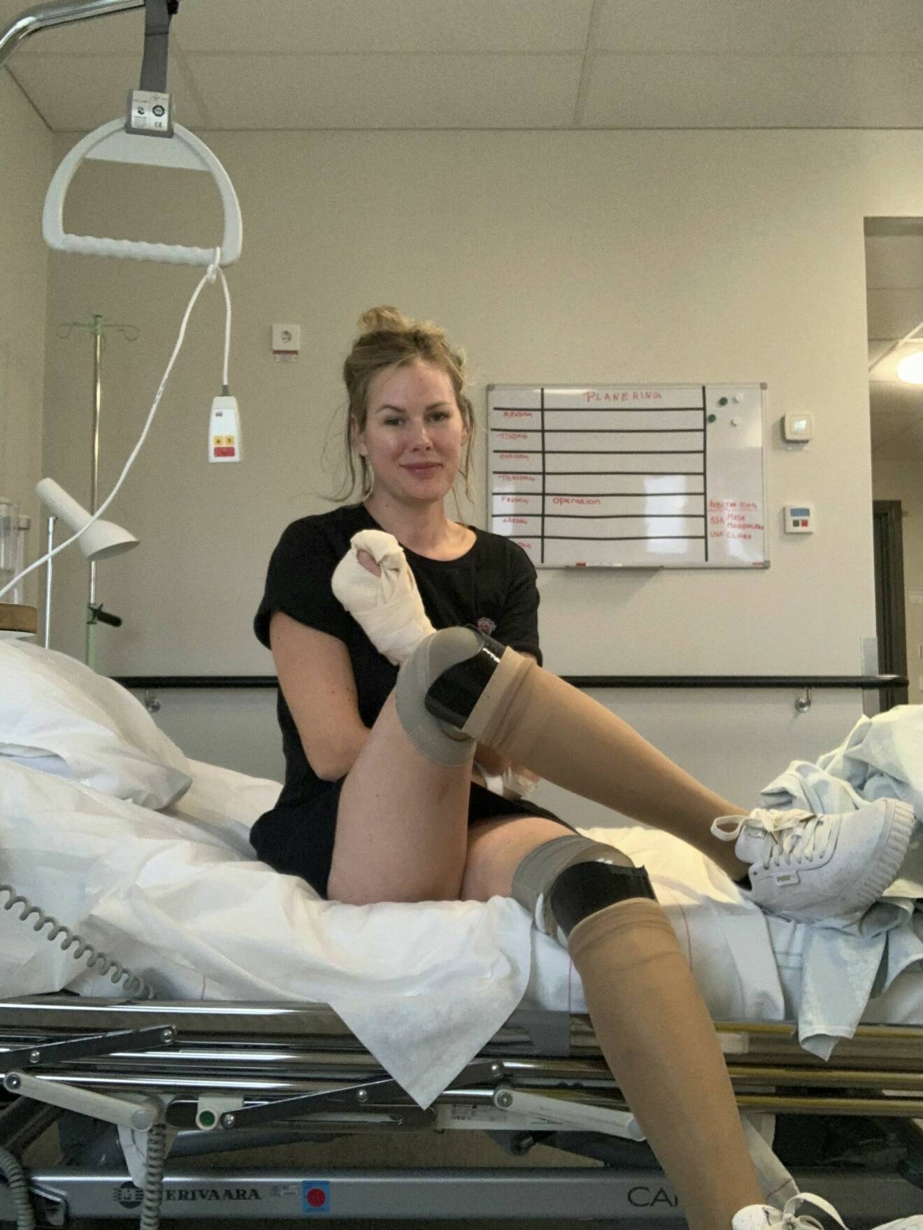 Elin Rantatalo tvingades amputera båda benen och nio fingrar när hon drabbades av septisk chock orsakad av mördarbakterier.