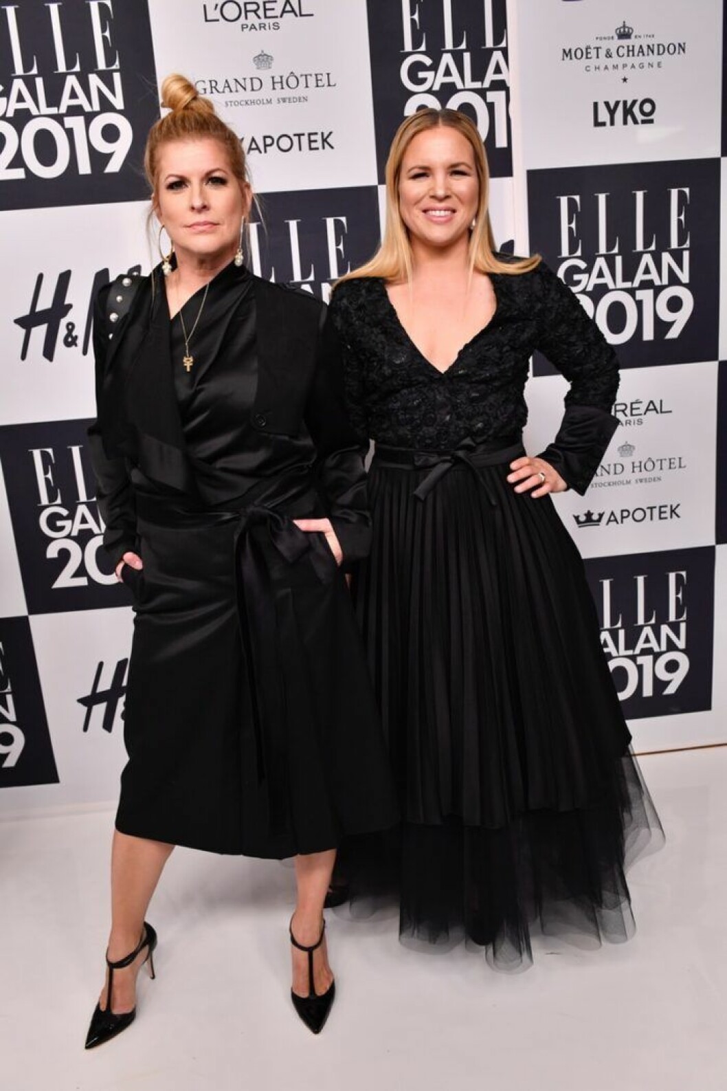 Filippa Rådin och Anja Pärson ELLE-galan 2019