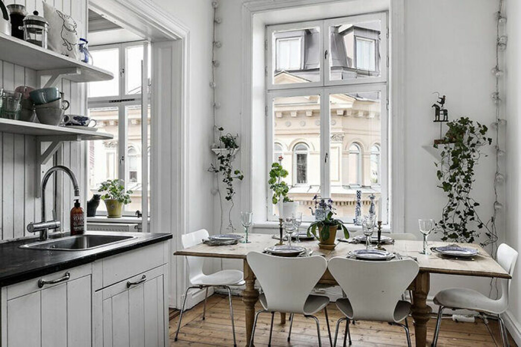Elsa Billgren ville inte riva ut köket i den nya lägenheten