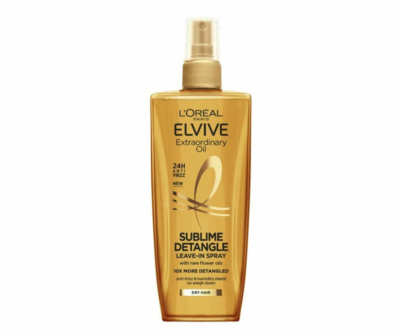 Elvive Extra­ordinary Oil Sublime Detangle Leave-In Spray från L’Oréal.