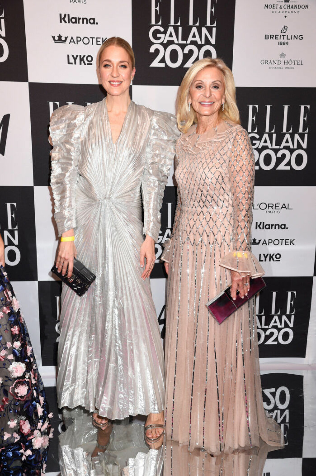 Emilia de Poret med mamma