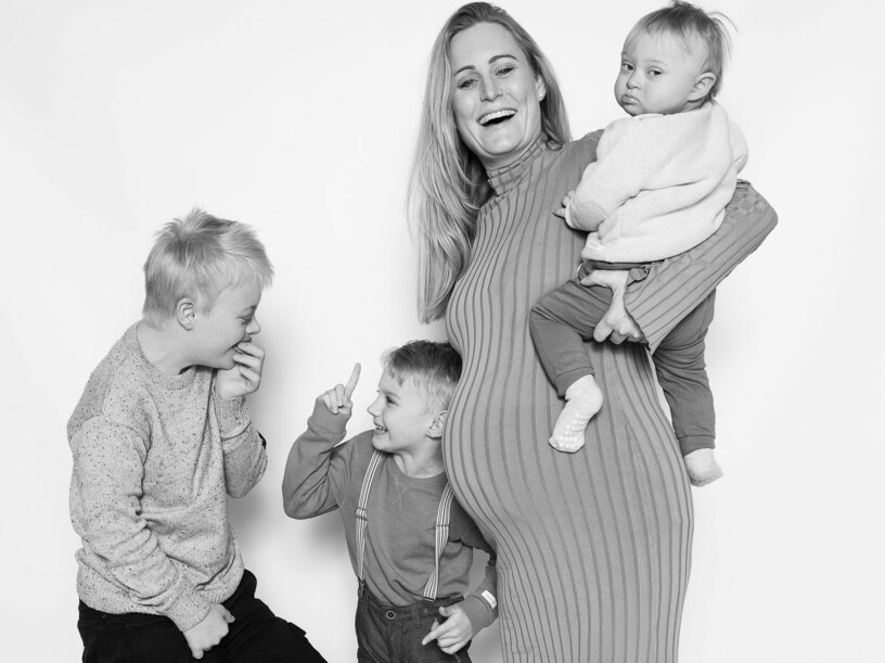 Efter Julians bestämda kommentar kände Emily på sig att även Walter skulle födas med Downs syndrom. Foto: Privat