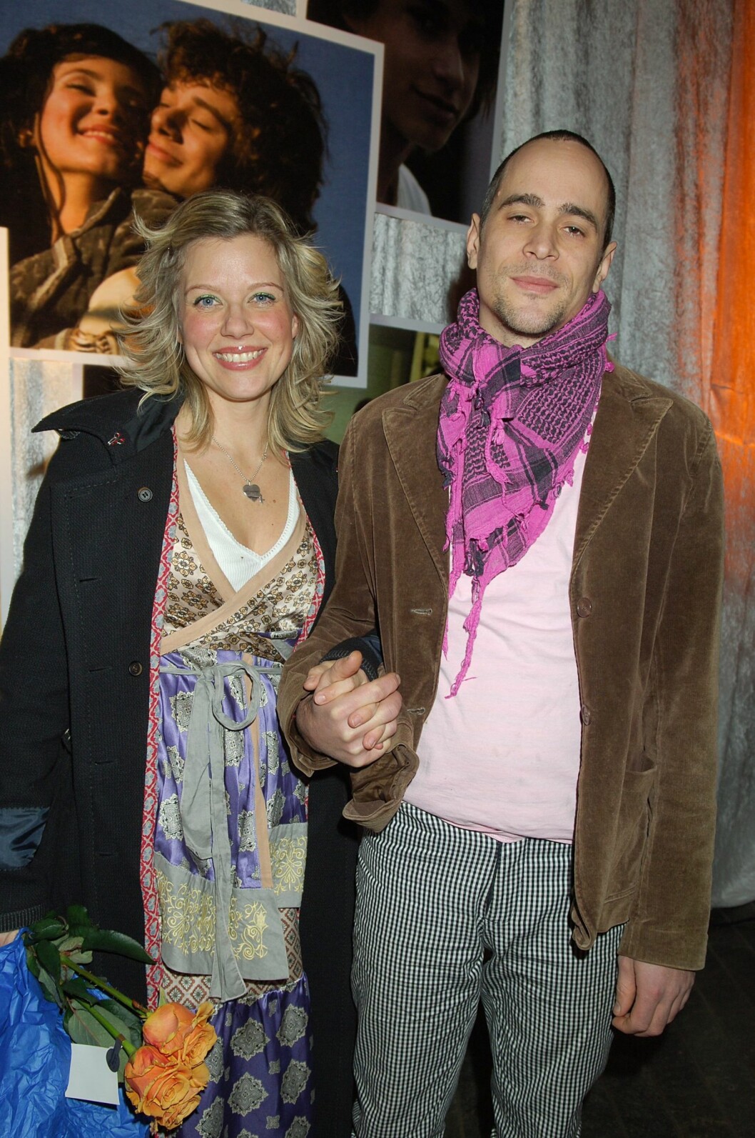Emma med sin dåvarande man, Agi, 2007. Foto: TT Emma Hamberg med ex-maken Agi Lindroth