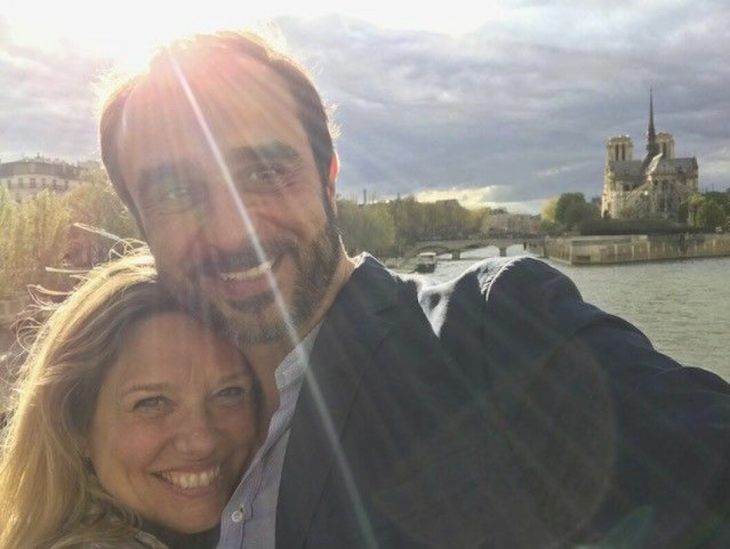 Emma och Patrick lever som särbos idag. Foto: Privat Emma Hamberg med nygamla kärleken Patrick Bratt