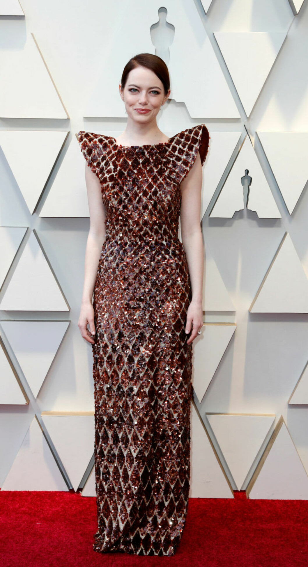 Emma Stone. Emma Stone på Oscarsgalan 2019