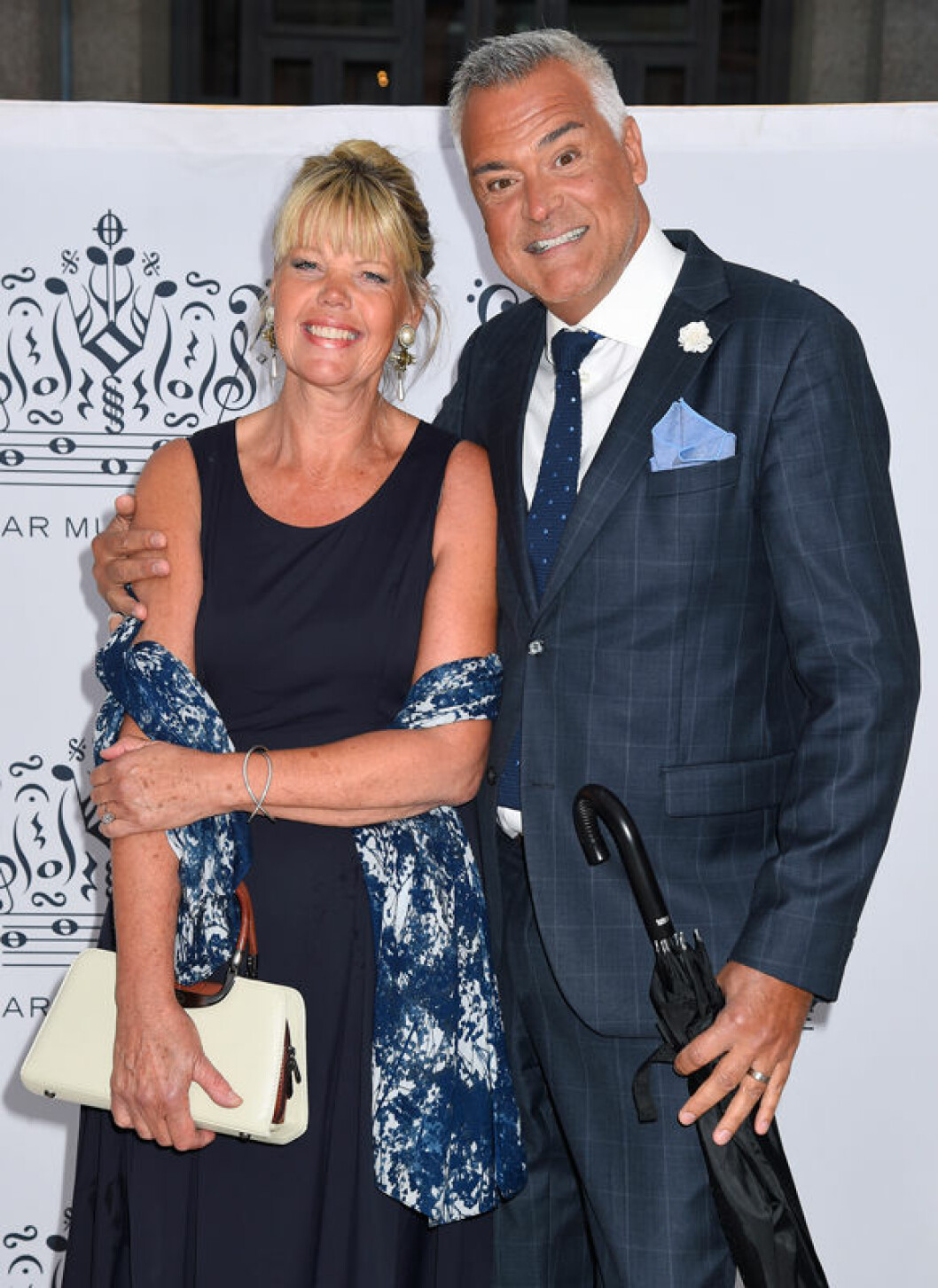 Ernst Kirchsteiger och frun Ulla Kirchsteiger. Bild: IBL Bildbyrå Ernst Kirchsteiger och frun Ulla Kirchsteiger på röda mattan inför The Polar Music Prize i Stockholm Concert Hall 2016.