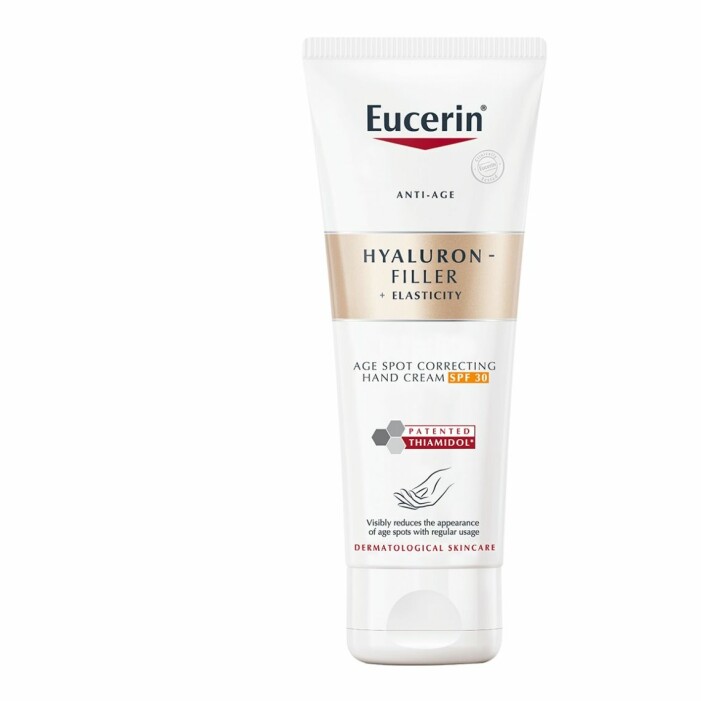 handcreme med solskydd och pigmenthämmande ingredienser