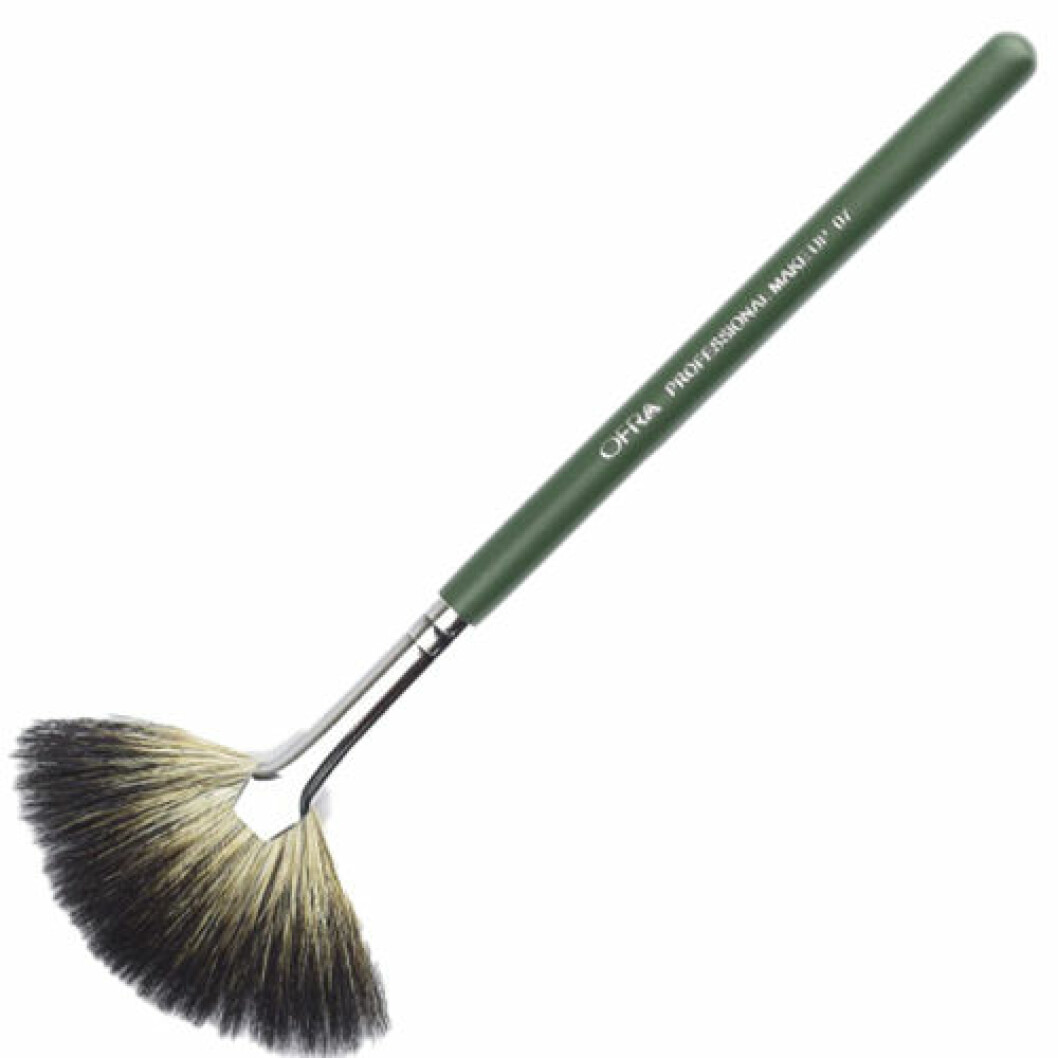 Fan brush från OFRA so passar till highlights