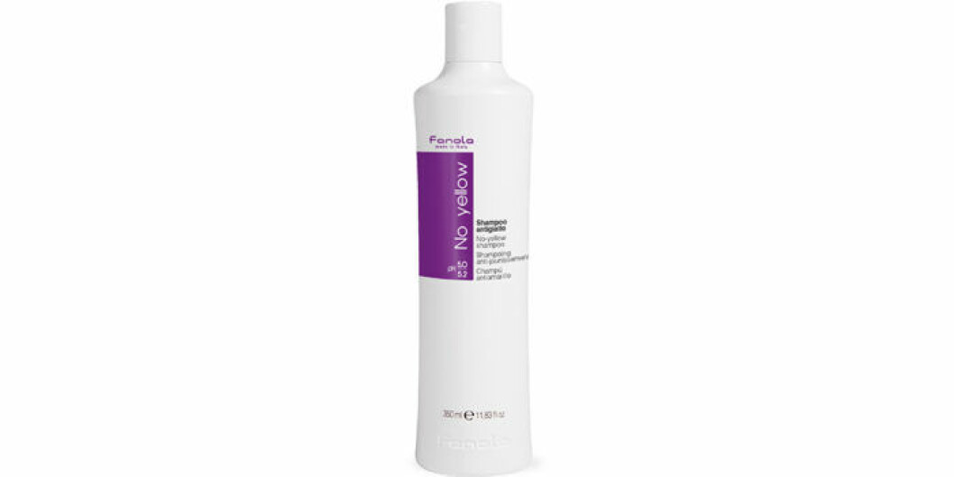 motverka gula toner i blont hår