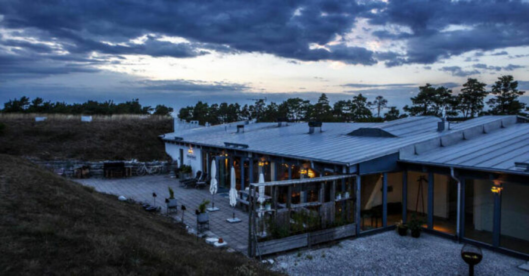 Designhotell i gammal fästning. Designhotell i gammal fästning på fårö, Gotland.