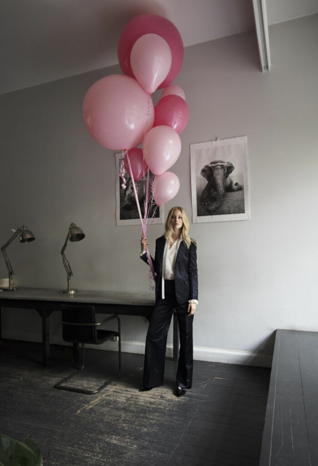 Blå kostym från H&M från från femina nummer 14 2019