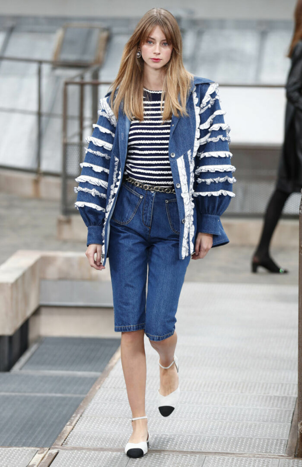 Chanel Trender våren 2020 på Chanel cityshorts i denim
