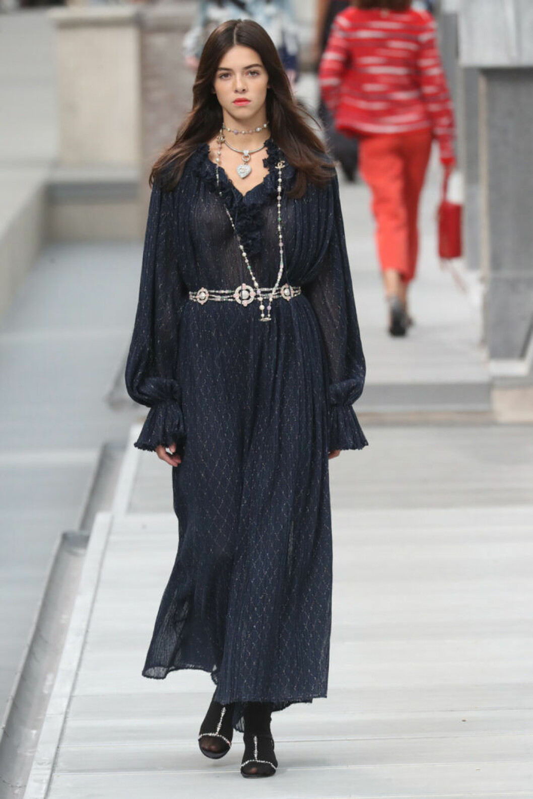 Chanel Trender våren 2020 svart bohemklänning chanel