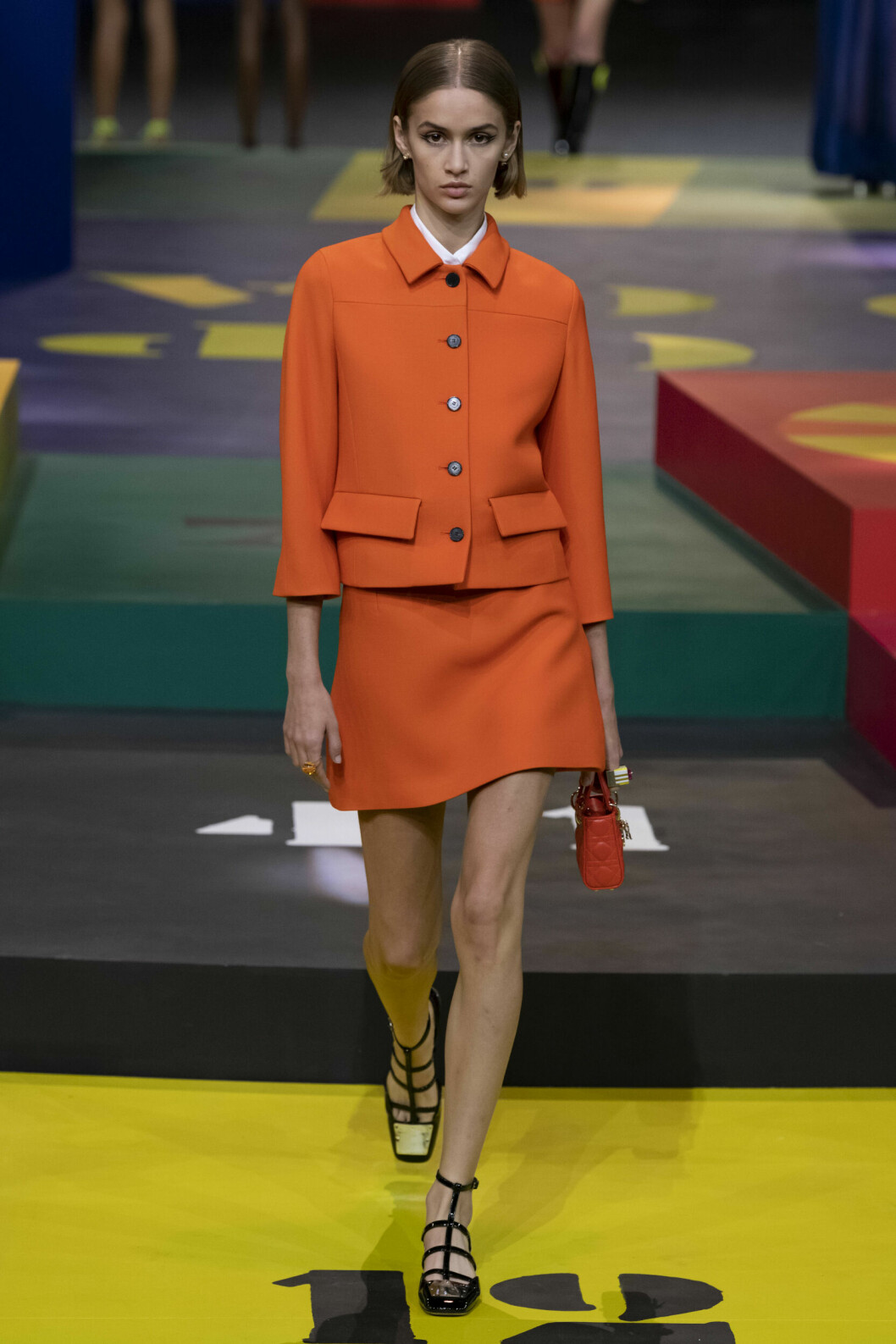 Diorm Orange dräkt Dior ss 22