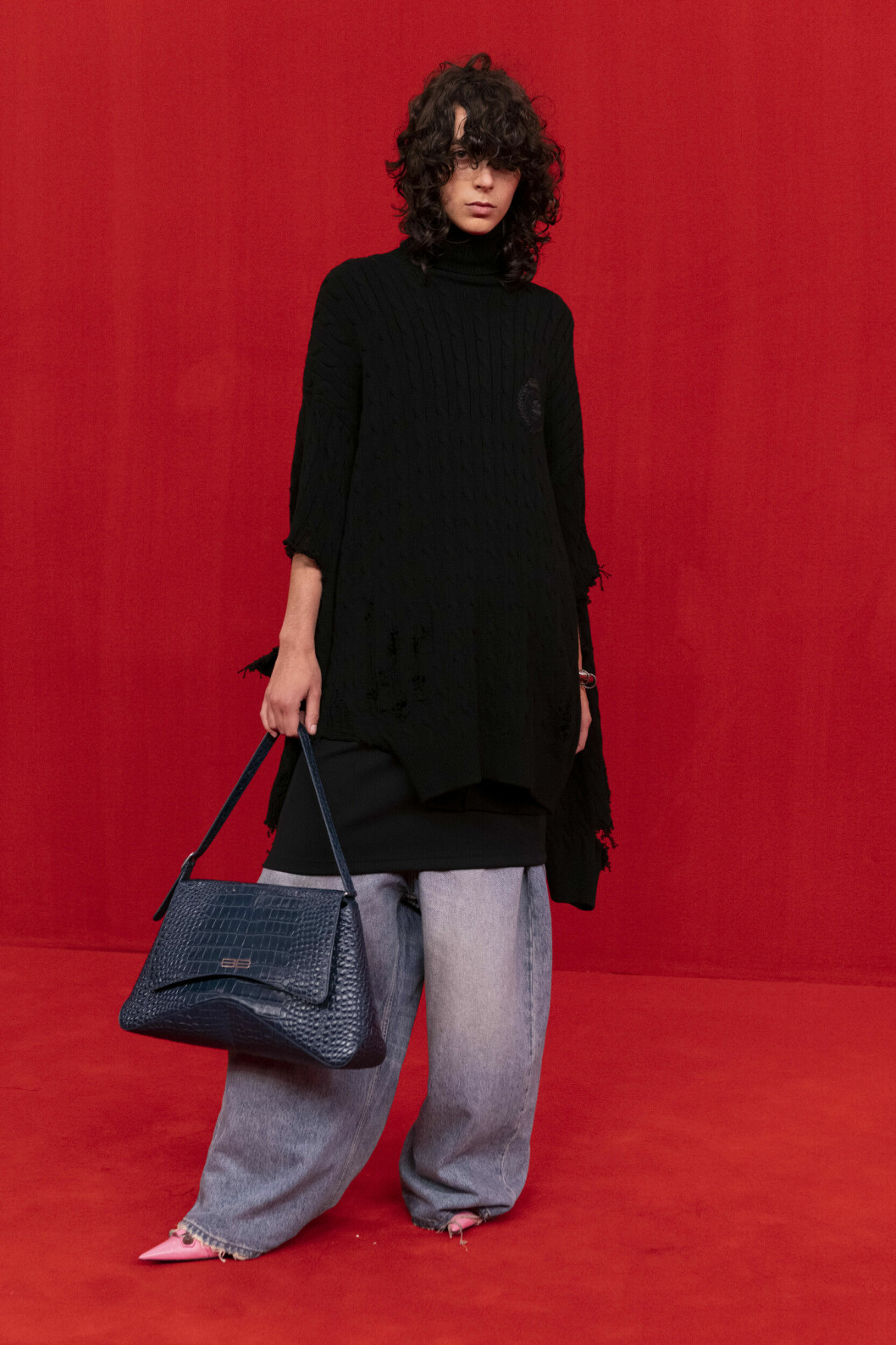 Balenciaga Blå vida jeans Balenciaga ss 22