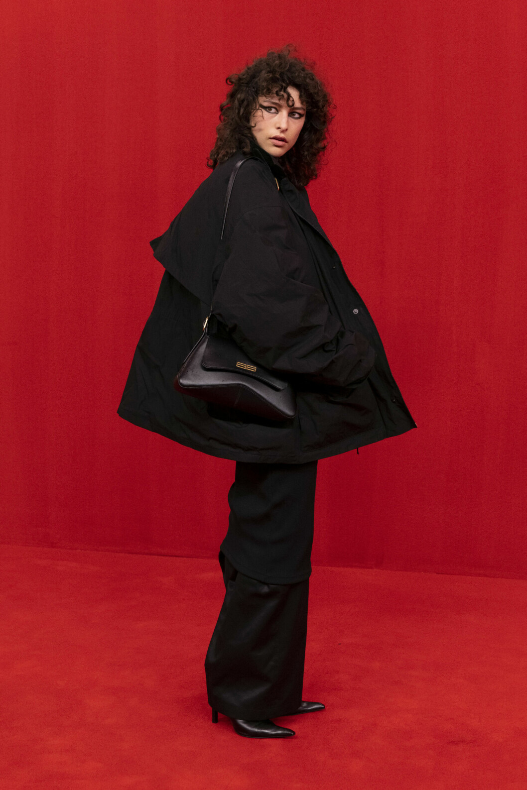 Balenciaga Svart look Balenciaga ss 22