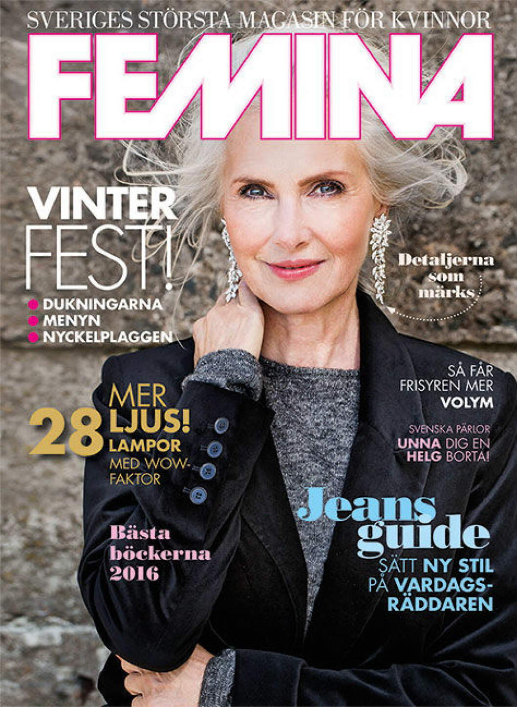 Feminas hyllade omslag till nr 1, 2016. Feminas hyllade omslag till nr 1, 2016.
