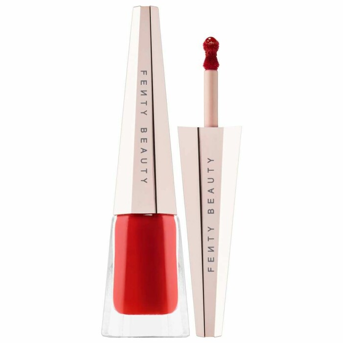flytande rött läppstift från fenty