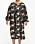 festklänningar dam: mönstrad klänning i guld och svart från Marimekko