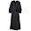 festklänningar dam: svart lång satinklänning från H&amp;M
