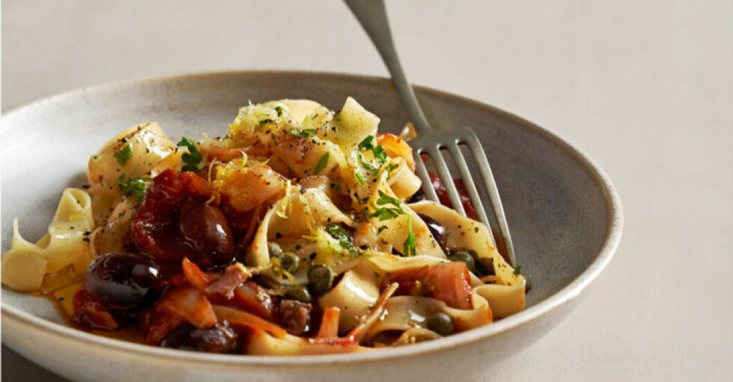Recept på god pasta till regniga dagar