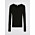 Finstickad svart tröja med långa ärmar och rundad hals. Ribbstickad tröja från Filippa K.