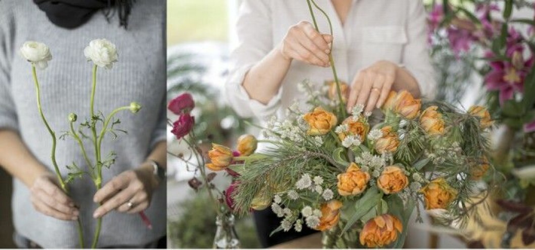 Bort med knoppar och blad så står blomman längre. Bort med knoppar och blad så står blomman längre.