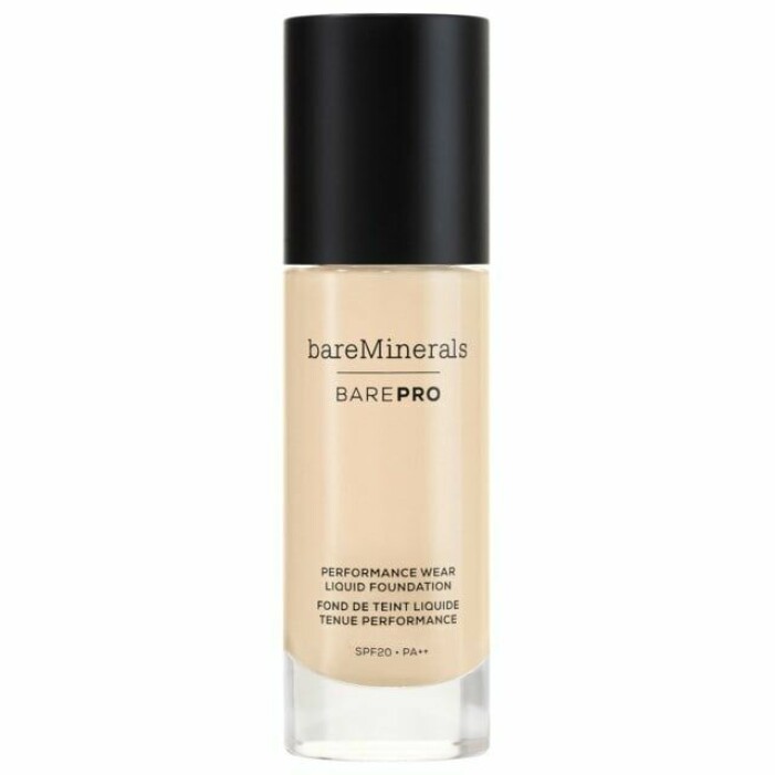 Flytande foundation från Bare Minerals med spf.