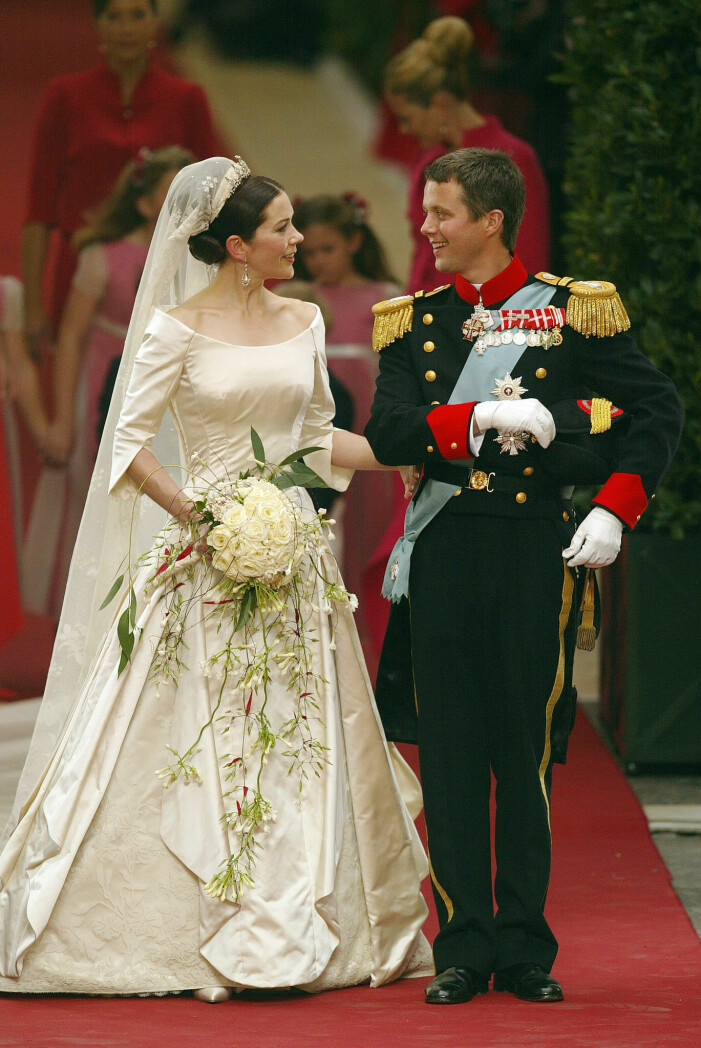KRONPRINSESSAN MARY OCH KRONPRINS FREDERIK AV DANMARK BRÖLLOP