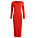Ribbad röd klänning från French Connection