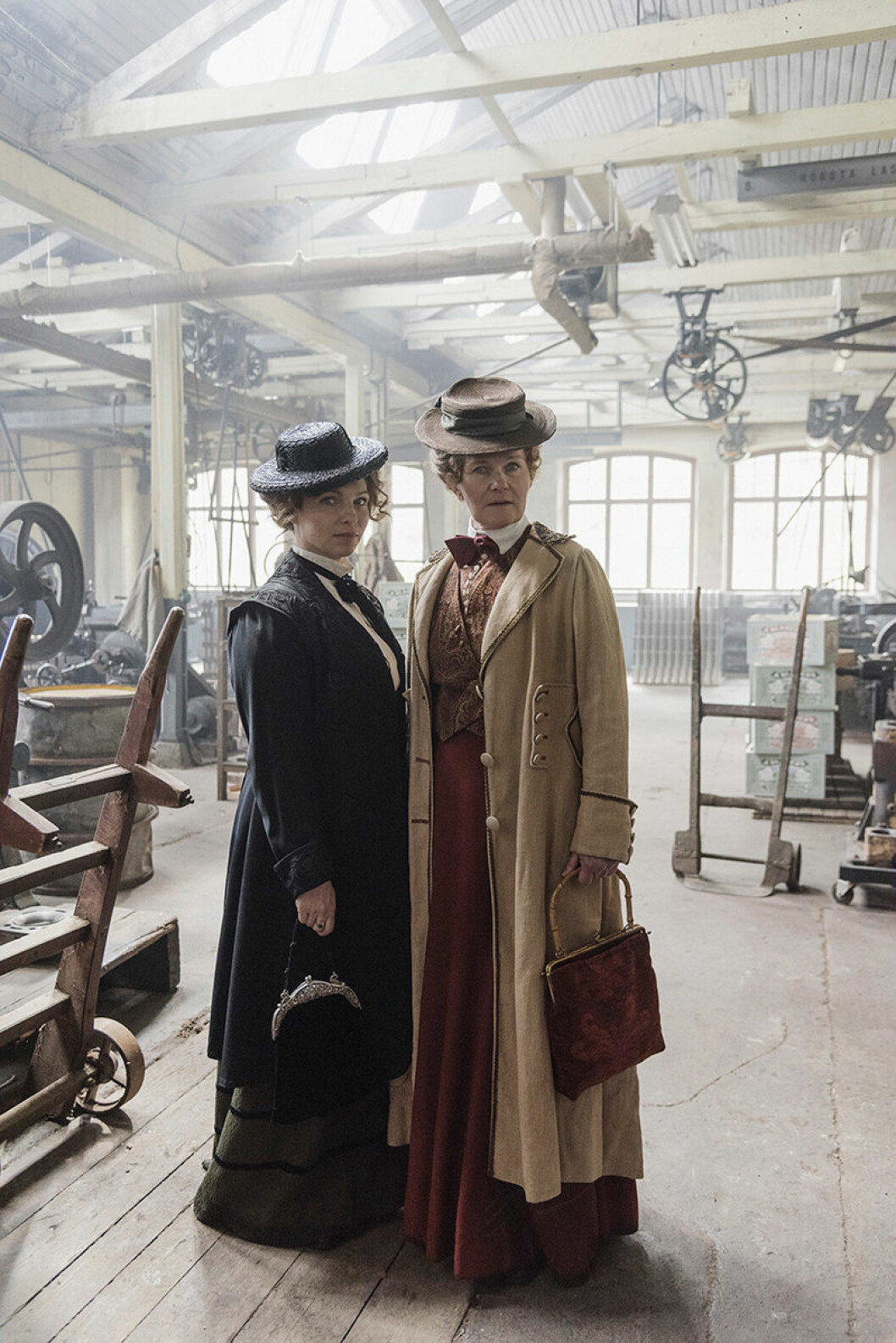 SVT-serien "Fröken Frimans krig" handlar om 1900-talets tidiga kvinnokamp. Här med Sofia Ledarp.