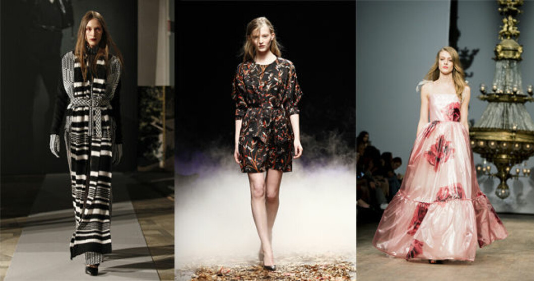 <em>Så här har höstmodet sett ut tidigare år hos J. Lindeberg, Dagmar och Ida Sjöstedt. Foto: IBL </em> Följ Fashion week i Stockholm och Köpenhamn med Femina