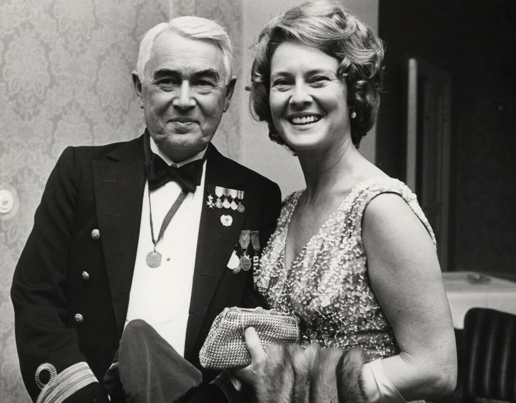 1970. Läkaren Fredrik Koch och Gaby Stenberg. Paret var gifta mellan 1962–1983.