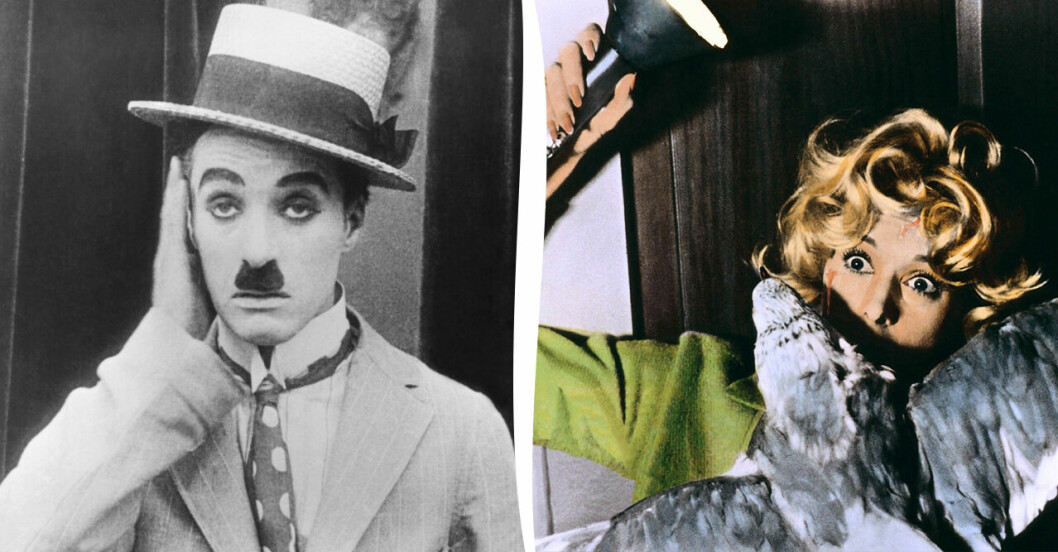 Charlie Chaplin och Tippi Hedren.