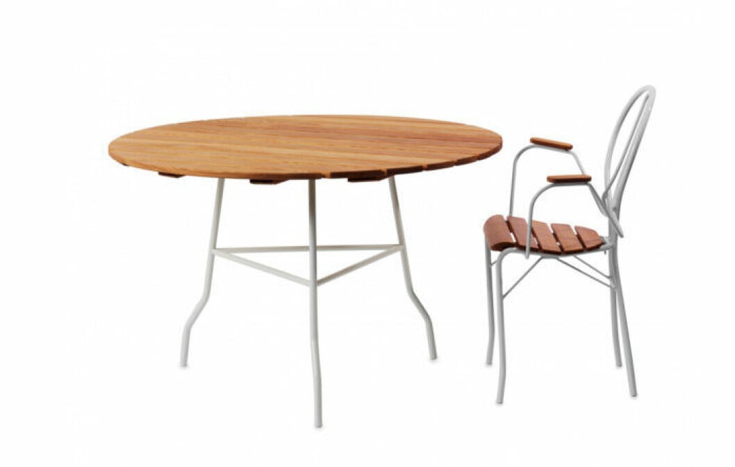 Pia från Gärsnäs är en designklassiker bland utemöbler