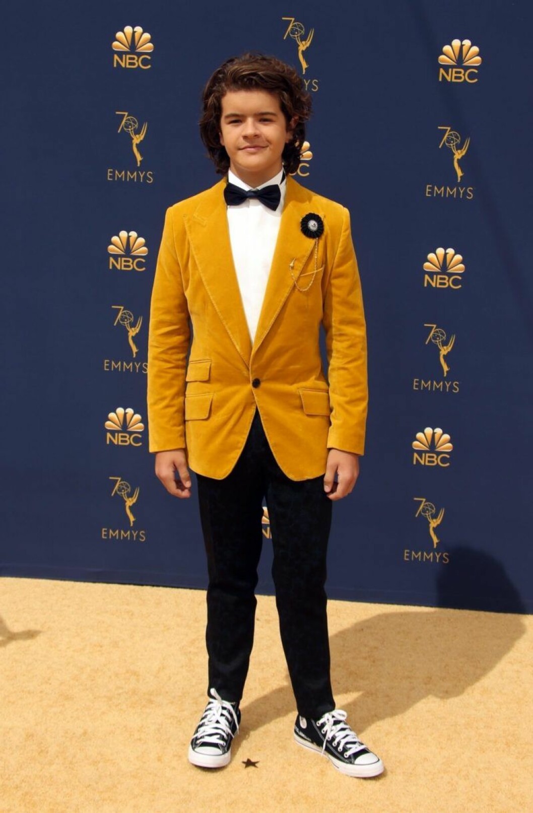 Gaten Matarazzo i Dolce & Gabbana. Gaten Matarazzo i Dolce & Gabbana.