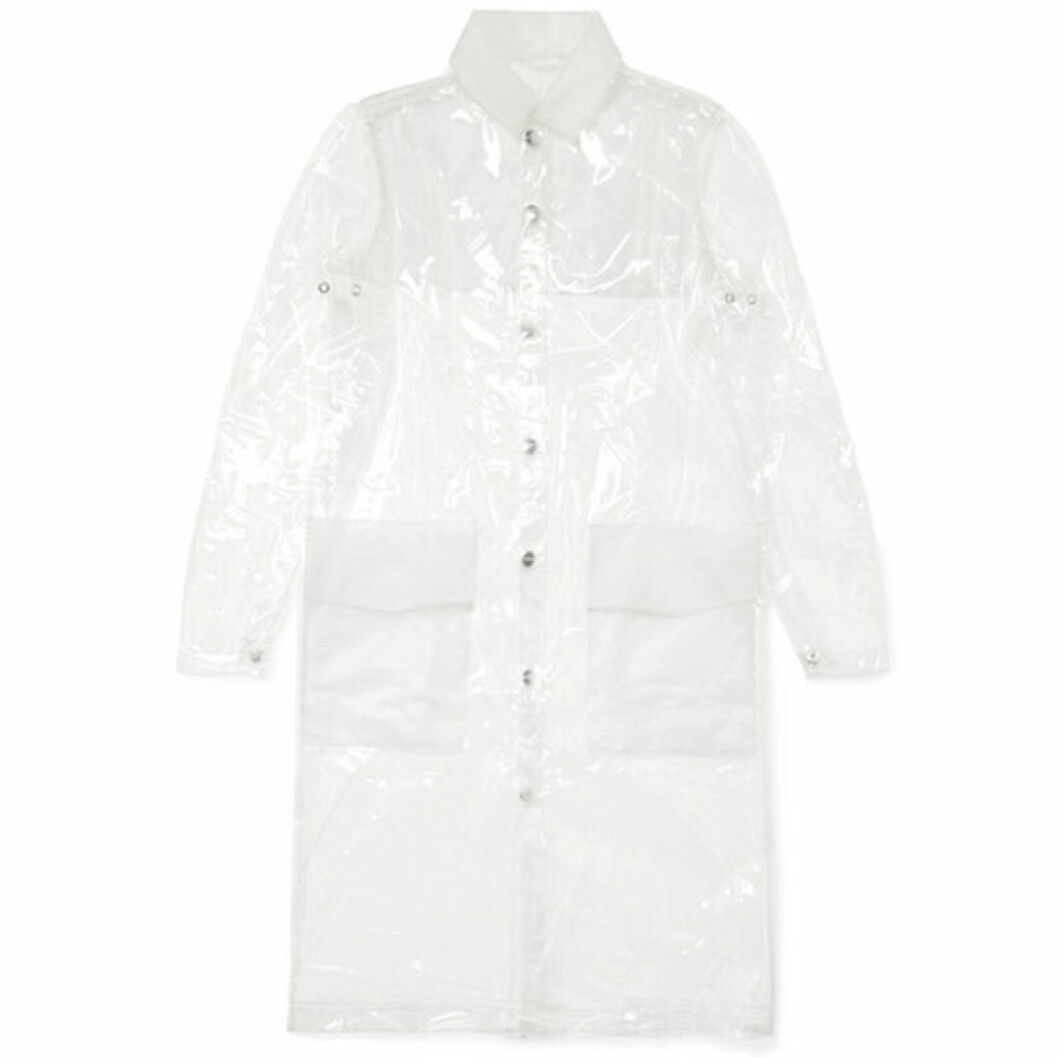 Genomskinlig regnjacka från Rains. Genomskinlig regnjacka från Rains