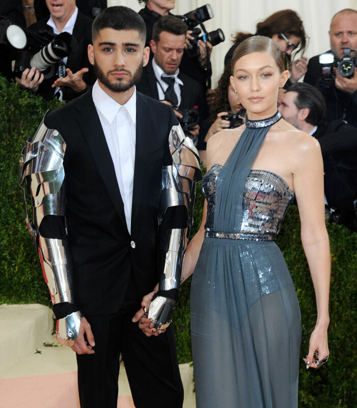 Zayn Malik och Gigi Hadid, 2016, MET