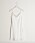 Minimalistisk kort vit klänning i silkigt material. Tunna axelband och drapering framtill. 90-tals inspirerad klänning från Gina tricot.