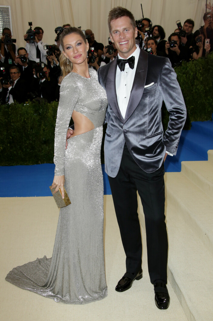 Gisele Bundchen och Tom Brady på Met, 2017