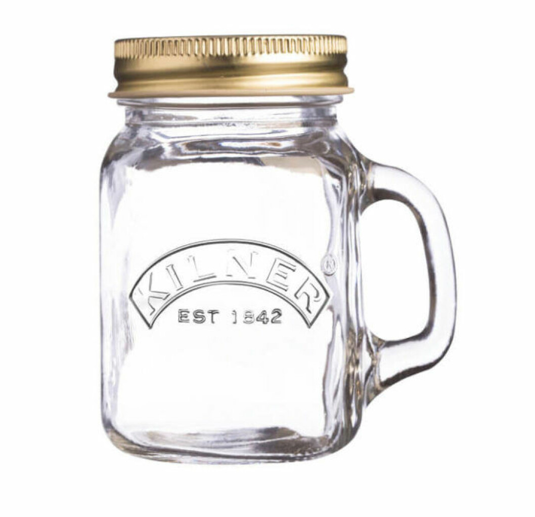 Glasmugg från Kilner.