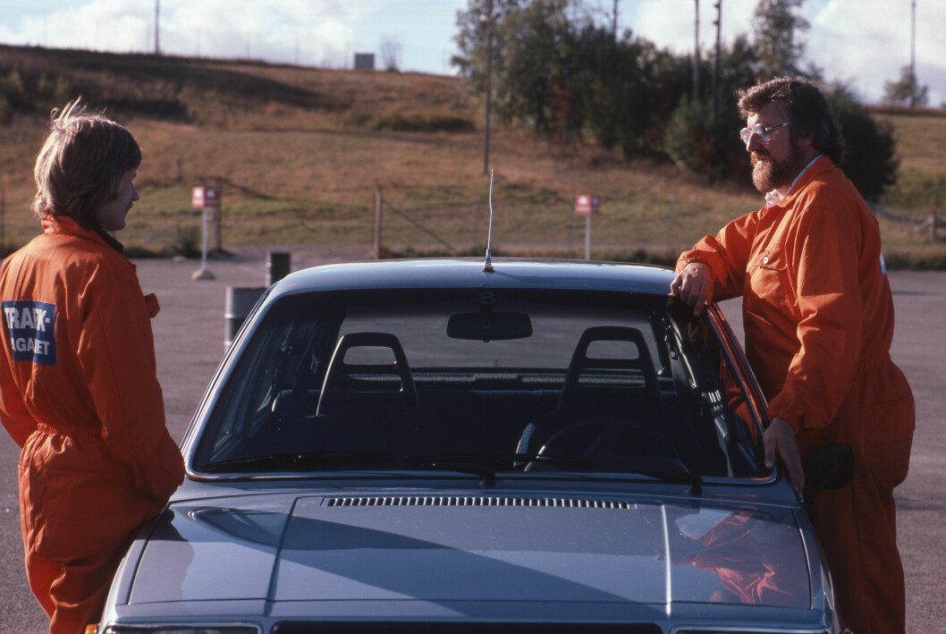 Christer Glenning med sin kollega. Året är 1978.