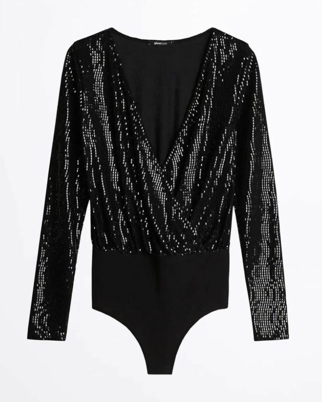Glittrig body från Gina tricot