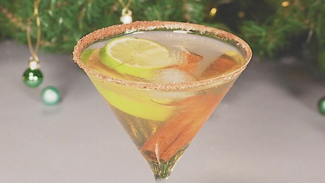 Glöggtini en martinidrink som smakar glögg